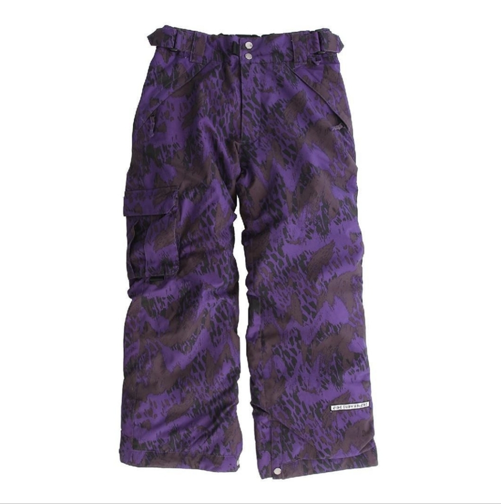 Ride Snowboards girls youth Ride Dart pants in vamp purple / Black color scheme
